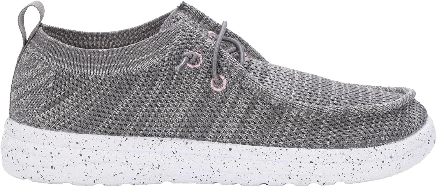 Lamo Women's Michelle Lightweight Breathable Water-Resistant Knit Canvas Slip-On Casual Shoes Lite Eva Outsole