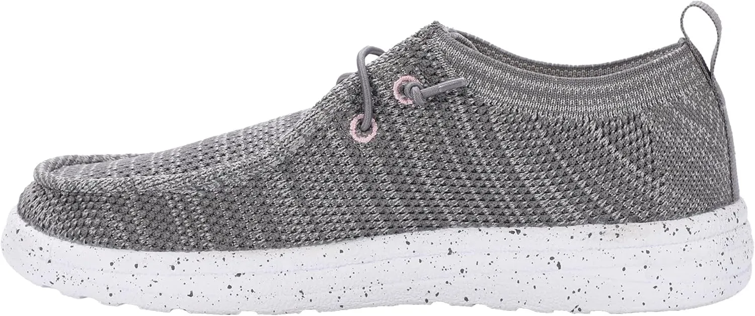 Lamo Women's Michelle Lightweight Breathable Water-Resistant Knit Canvas Slip-On Casual Shoes Lite Eva Outsole