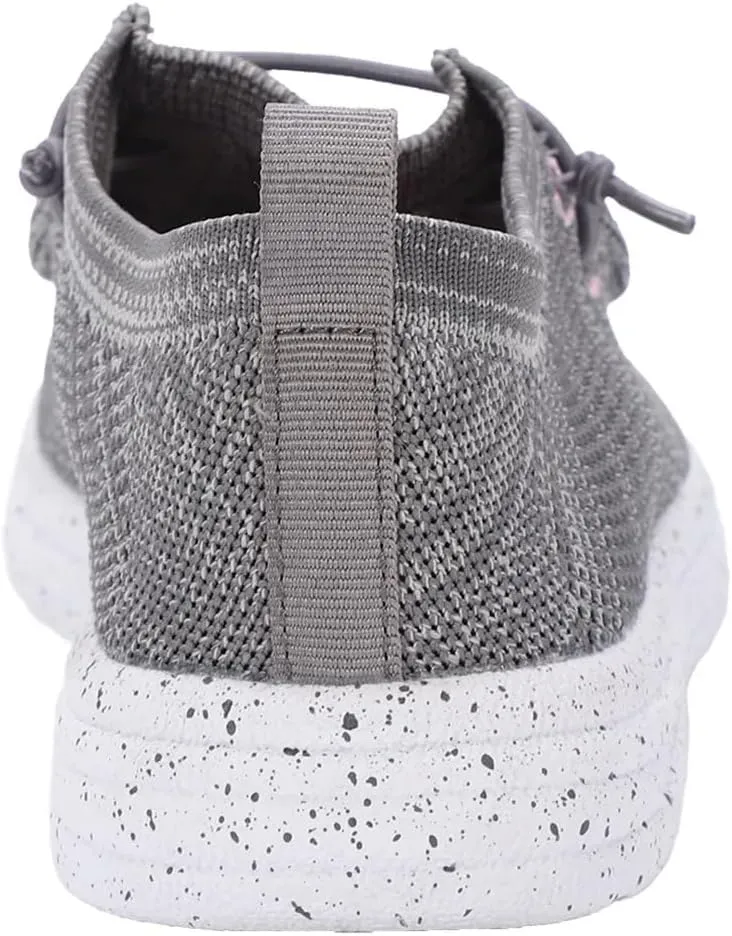 Lamo Women's Michelle Lightweight Breathable Water-Resistant Knit Canvas Slip-On Casual Shoes Lite Eva Outsole