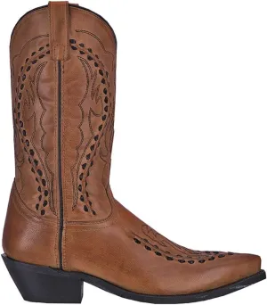 Laredo Mens Laramie Snip Toe Dress Boots Mid Calf - Black