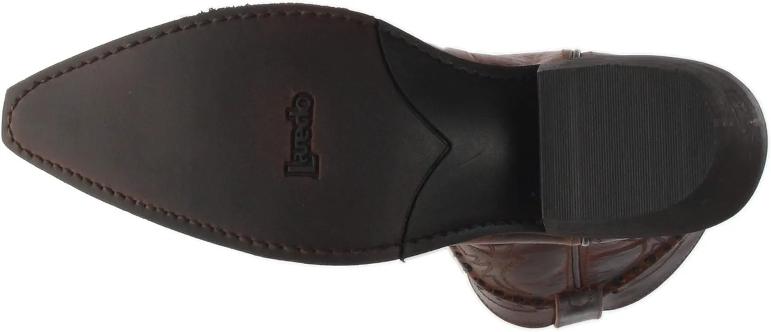 Laredo Mens Laramie Snip Toe Dress Boots Mid Calf - Black
