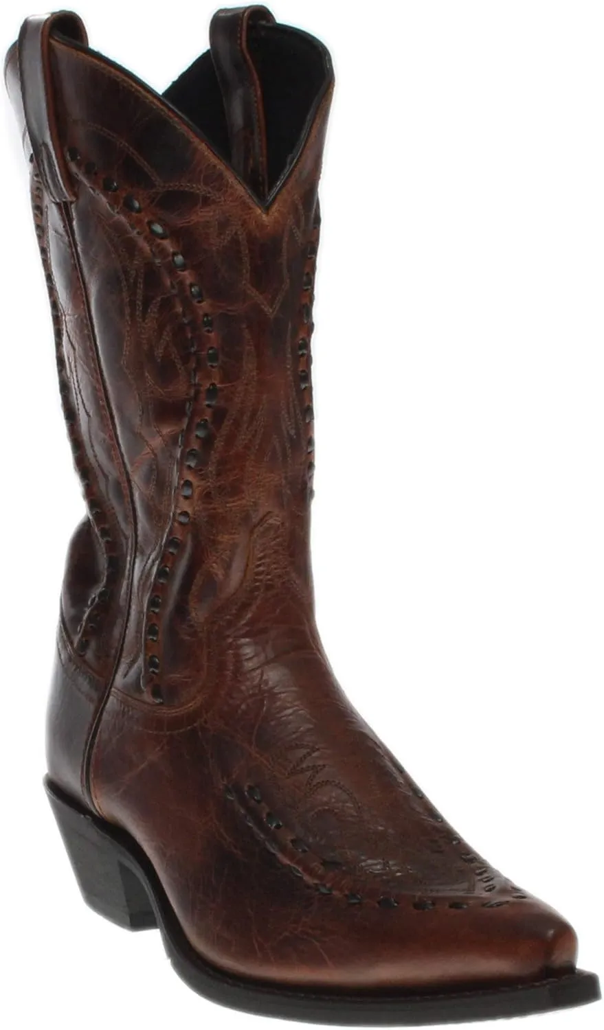 Laredo Mens Laramie Snip Toe Dress Boots Mid Calf - Black