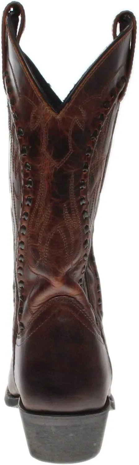 Laredo Mens Laramie Snip Toe Dress Boots Mid Calf - Black