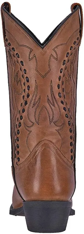 Laredo Mens Laramie Snip Toe Dress Boots Mid Calf - Black