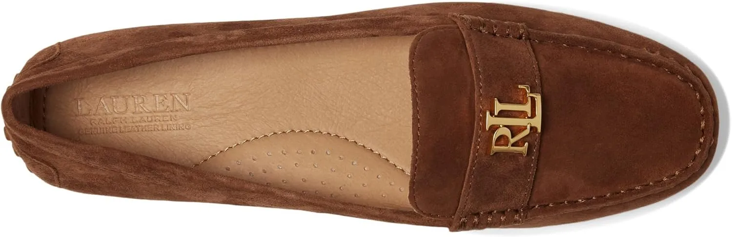 Lauren Ralph Lauren Women's Barnsbury Suede Loafer Driving Style