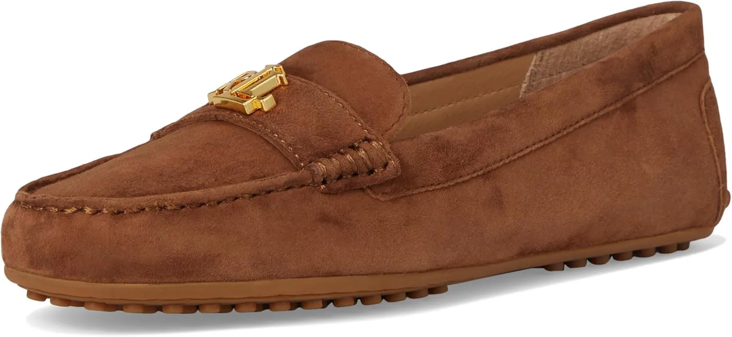 Lauren Ralph Lauren Women's Barnsbury Suede Loafer Driving Style