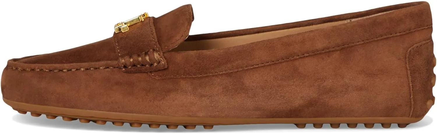 Lauren Ralph Lauren Women's Barnsbury Suede Loafer Driving Style