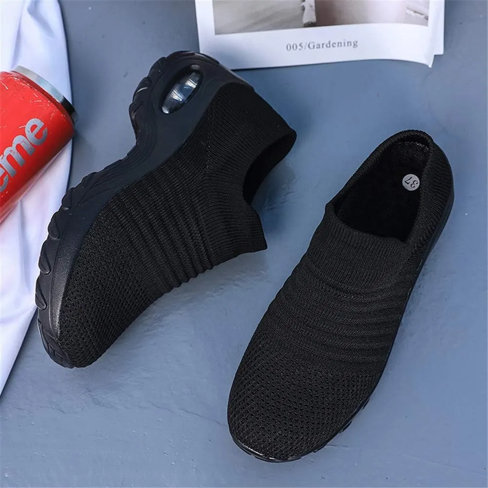 LEADER SHOW Women's Casual Walking Shoes Comfortable Loafers Slip-On Nursing Shoes Fashion Platform Sneakers