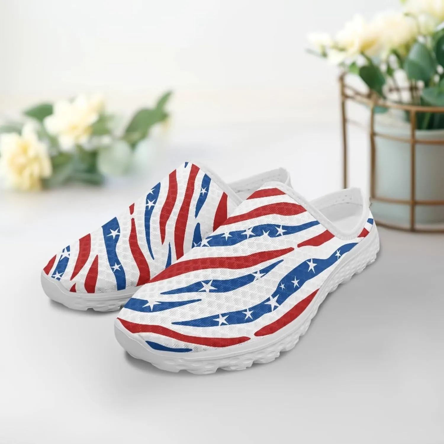 Leopard Print Women Barefoot Slip On Shoes Anti-Slip Mule Sneakers with EVA Outsole Cute Summer Yoga Walking Shoes