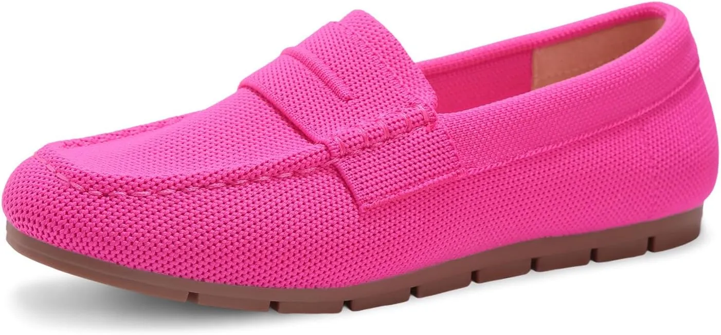 Loafers for Women Comfortable Slip on Work Flats Shoes Womens Dressy Casual Walking Shoes