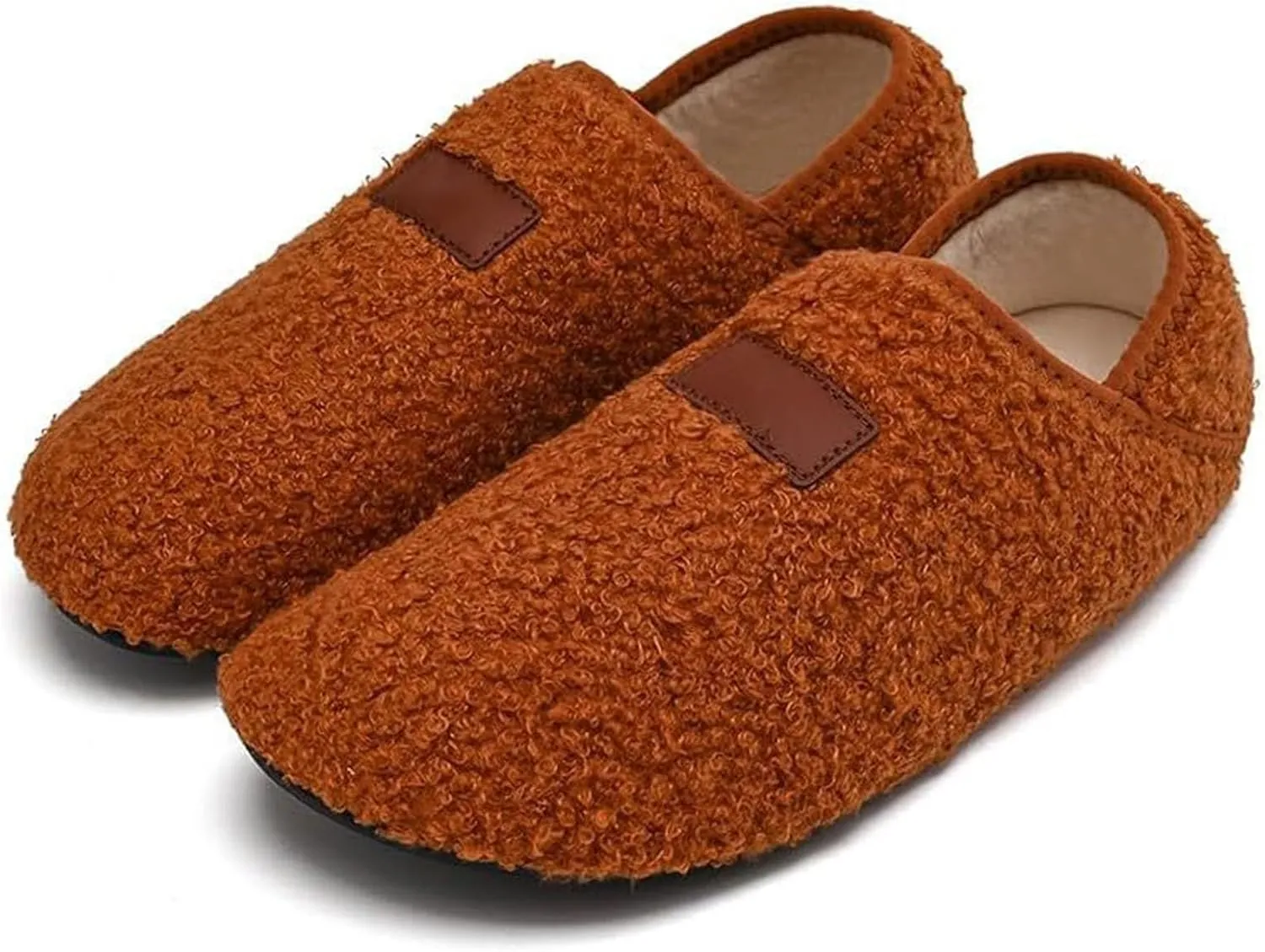 Loafers for Women Indoor Cotton Bag Heels Socks Shoes Soft Soled Home Warm Furry Shoes Yoga Dancing Slip On