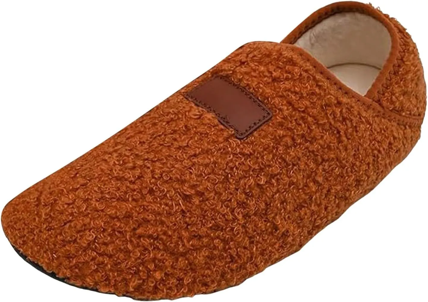 Loafers for Women Indoor Cotton Bag Heels Socks Shoes Soft Soled Home Warm Furry Shoes Yoga Dancing Slip On
