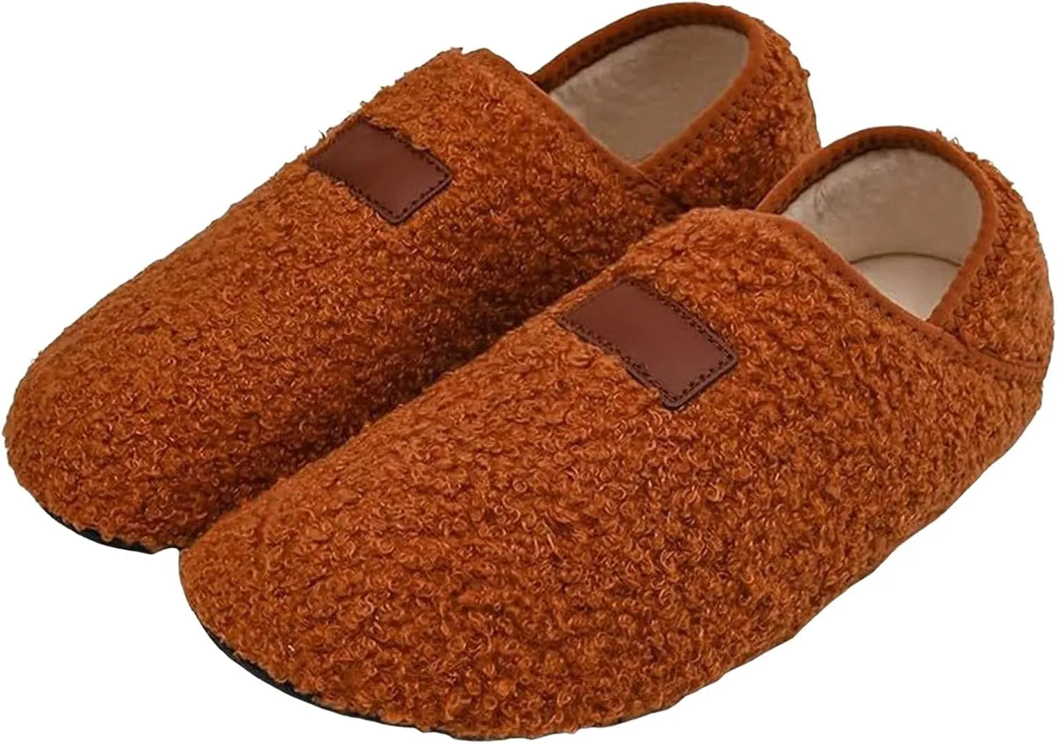 Loafers for Women Indoor Cotton Bag Heels Socks Shoes Soft Soled Home Warm Furry Shoes Yoga Dancing Slip On
