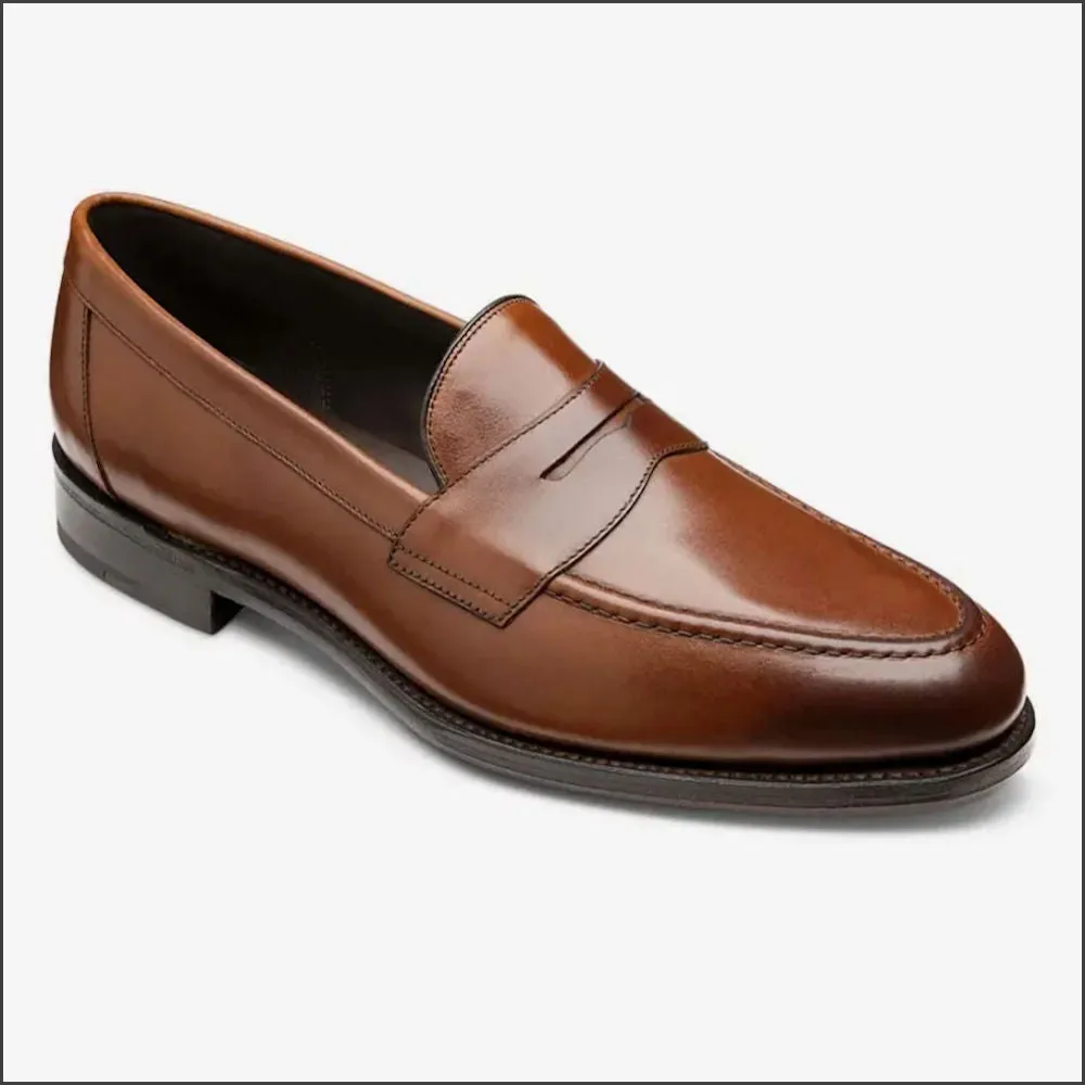Loake Hornbeam Mahogany Loafer F Fit@