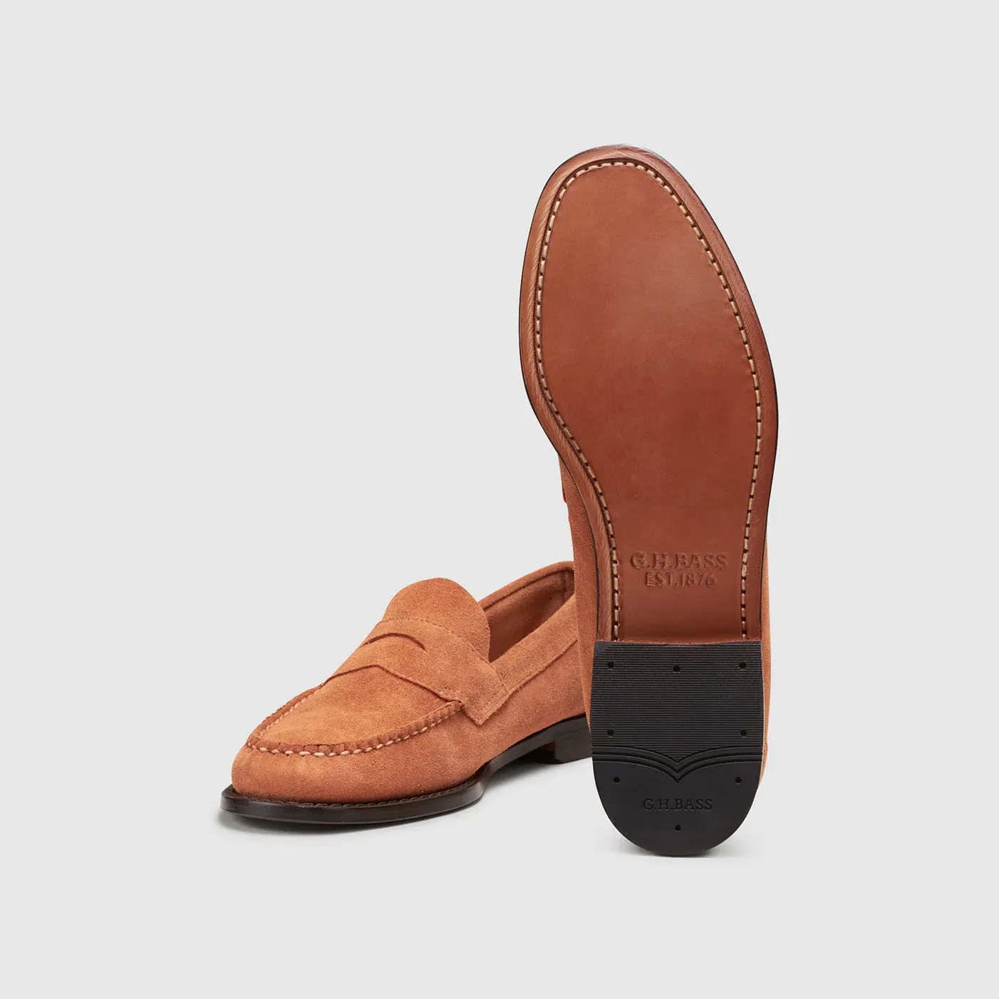 Logan Suede Weejuns Loafer in Tan