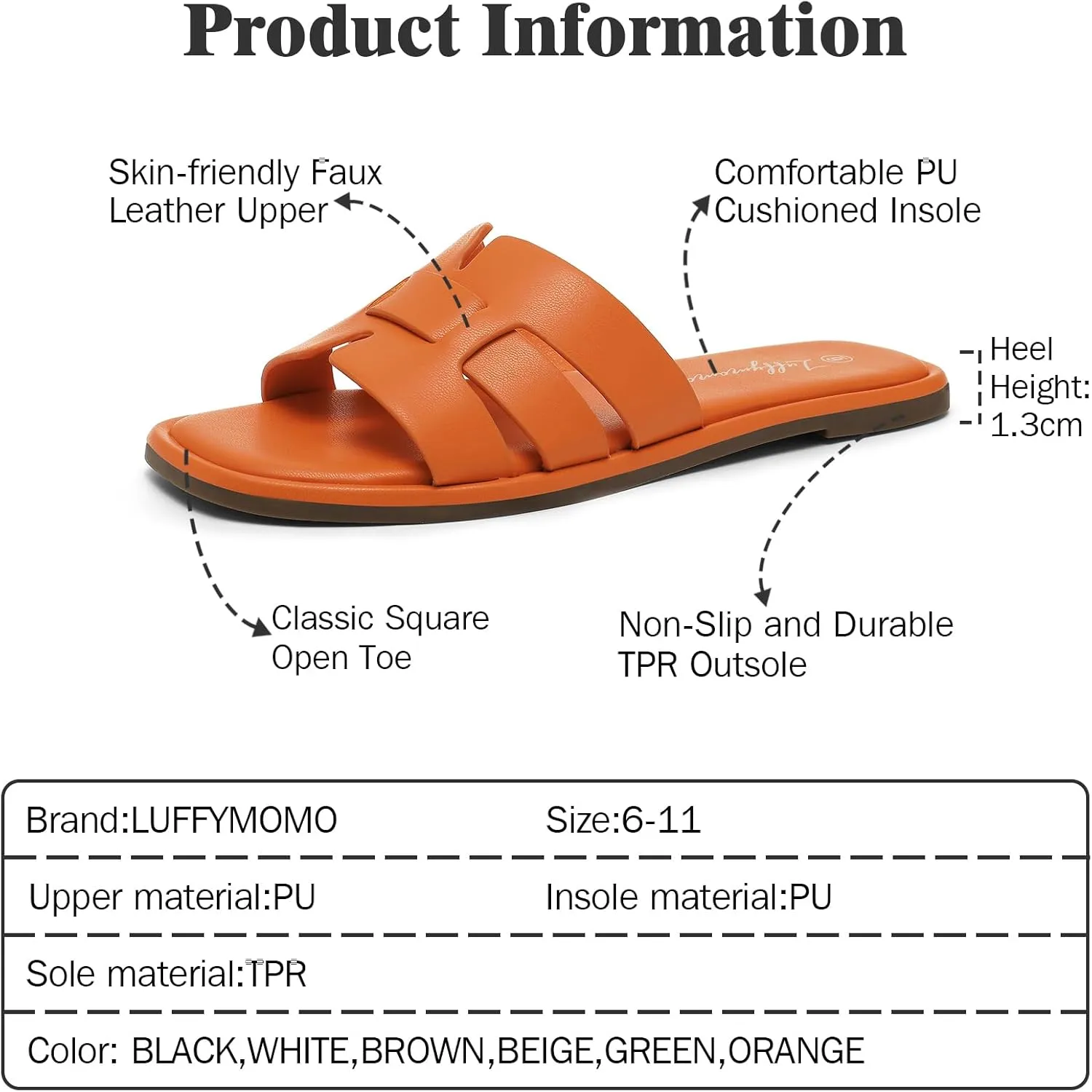 Luffymomo Womens Slip on Flat Sandals Comfortable Summer Casual Slides Sandals