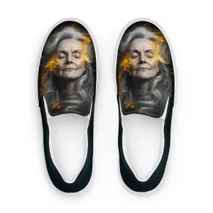 Majestic Aura Women’s slip-on canvas shoes