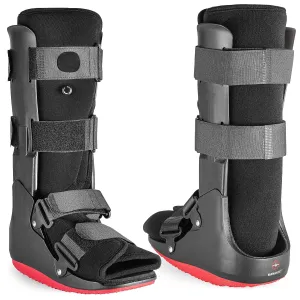 ManaMed ManaEZ Air Boot Tall CAM Boot | Orthopedic Walking Boot for Sprained Ankle with Air Pump | Foot Brace for Injured Foot, Ankle Sprain, Broken Toe & Post Surgery | Fracture & Cast Boots (Small)