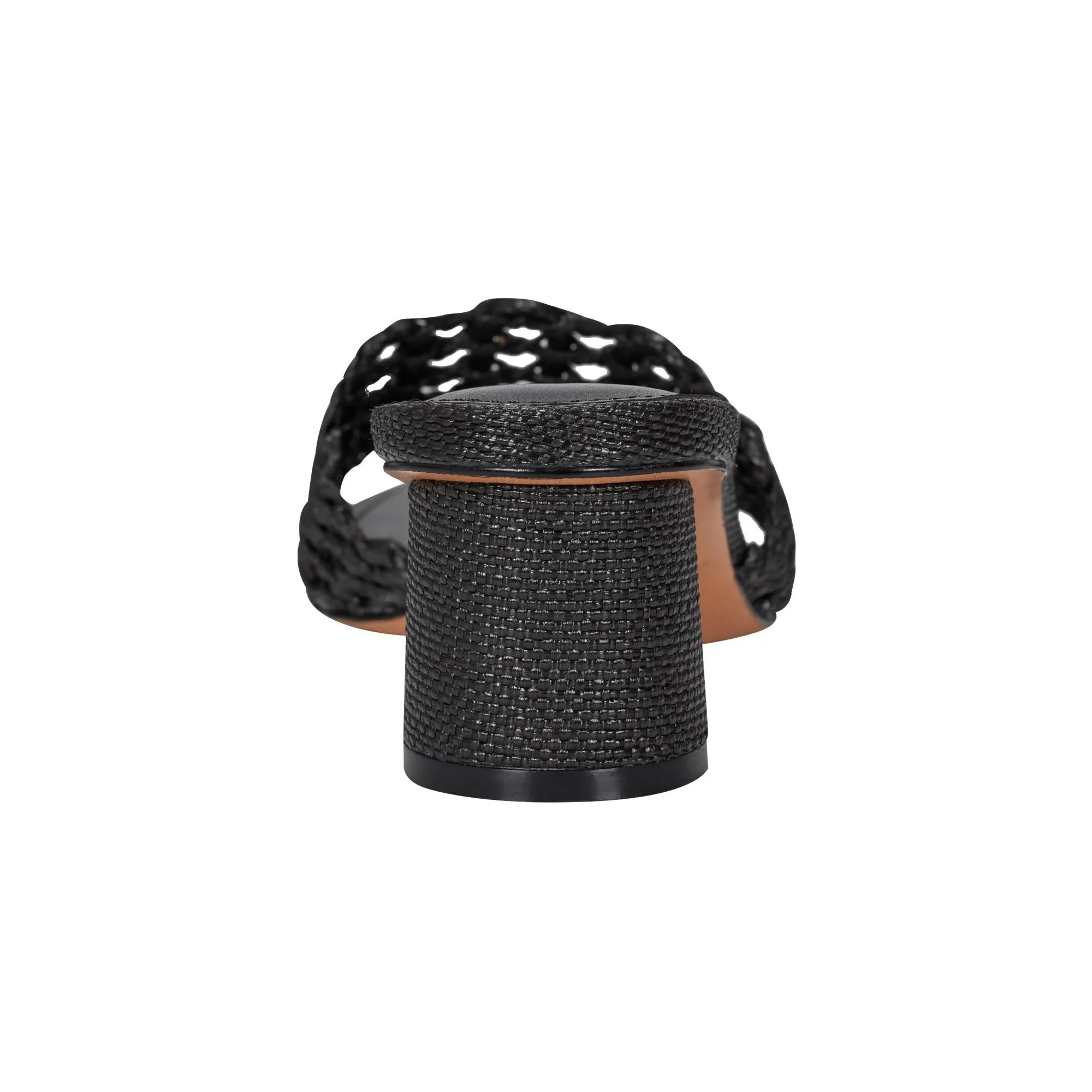 Marc Fisher LTD JAZMINE BLACK/FT RAFFIA BRAID WOVEN