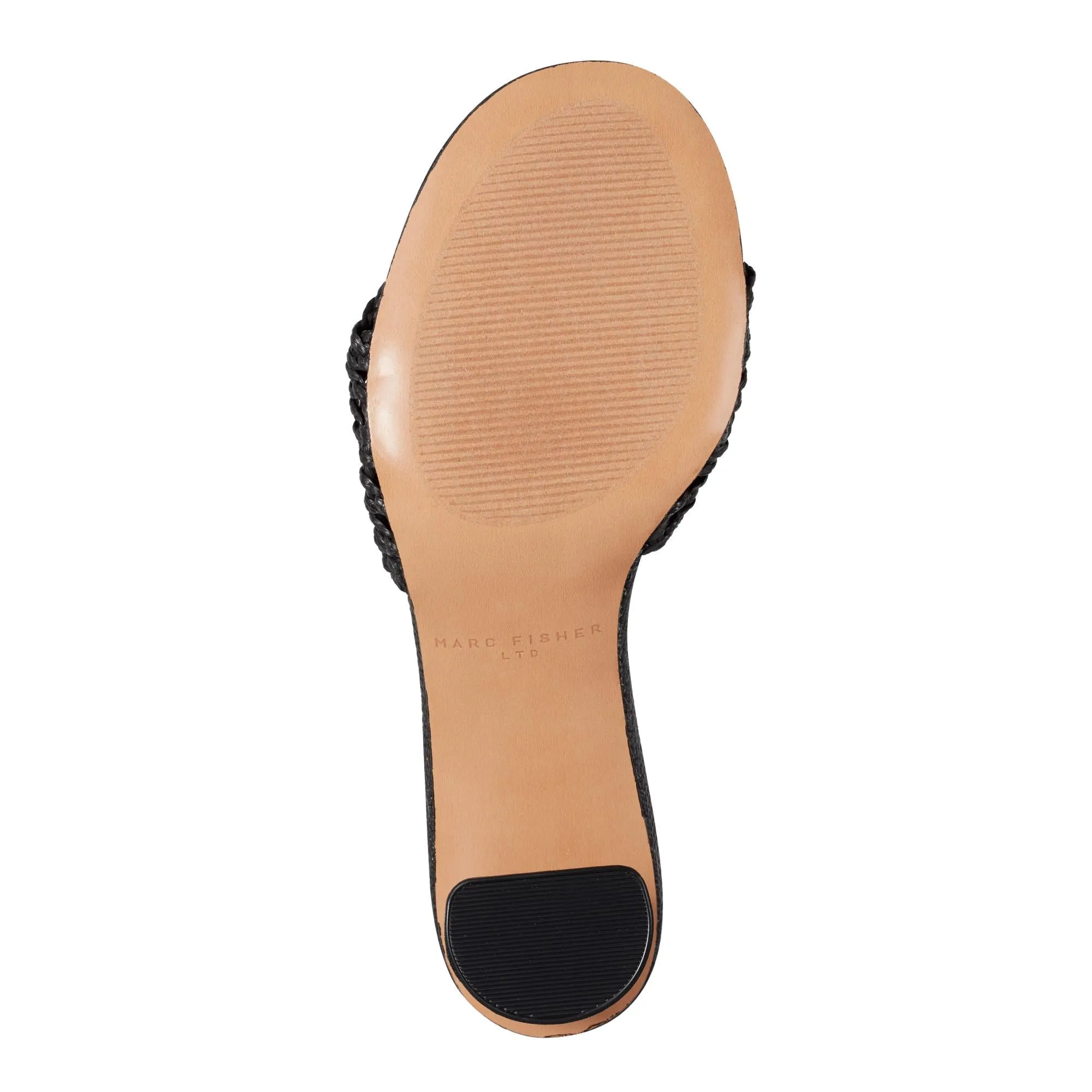 Marc Fisher LTD JAZMINE BLACK/FT RAFFIA BRAID WOVEN