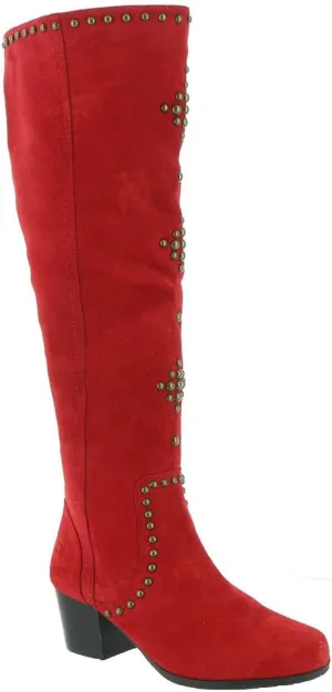 Masseys Women's Fortune Studded Knee High Dress Boot