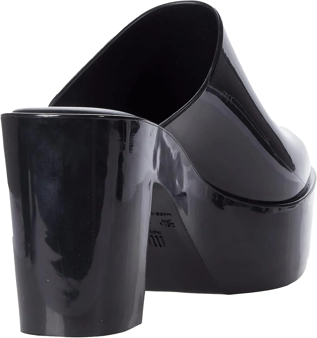 Melissa Mule Heel Collection - Fashion Sandal for Women - Iridescent Comfortable Mule Style - High-Shine Upper with Bubblegum Scent - Chic and Sophisticated