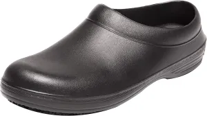 Men and Women's Oil Water Resistant Nursing Chef Shoes Non-Slip Safety Working Shoes for Kitchen Garden Bathroom(6.5 Men/7.5 Women/9.45″,38 Black)