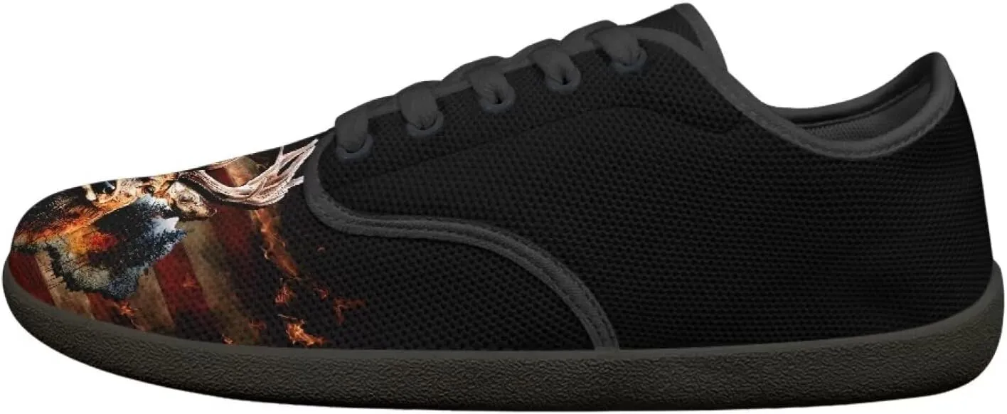 Men Minimalist Walking Shoes Wide Toe Barefoot Shoes Zero Drop Casual Sneakers Breathable Slip On Tennis Shoe