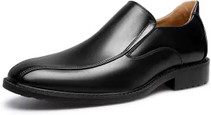 Men's Breathable Leather Casual Shoes, Slip-On Design Loafers