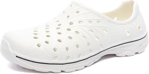 Men's Garden Shoes Slip on Breathable EVA Shower Water Shoes Garden Clogs for Outdoors Quick-Drying Clog Summer Pool Sandals Anti-Slip Beach Shoes