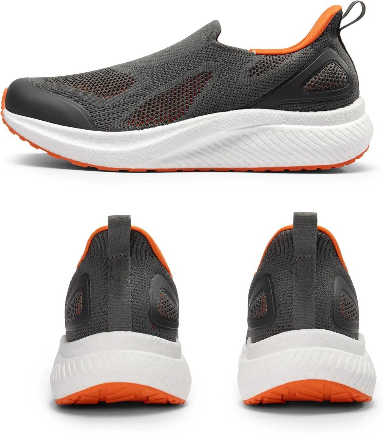 Men's Hands-Free Slip On Walking Shoes Laceless Comfortable Tennis Sneakers