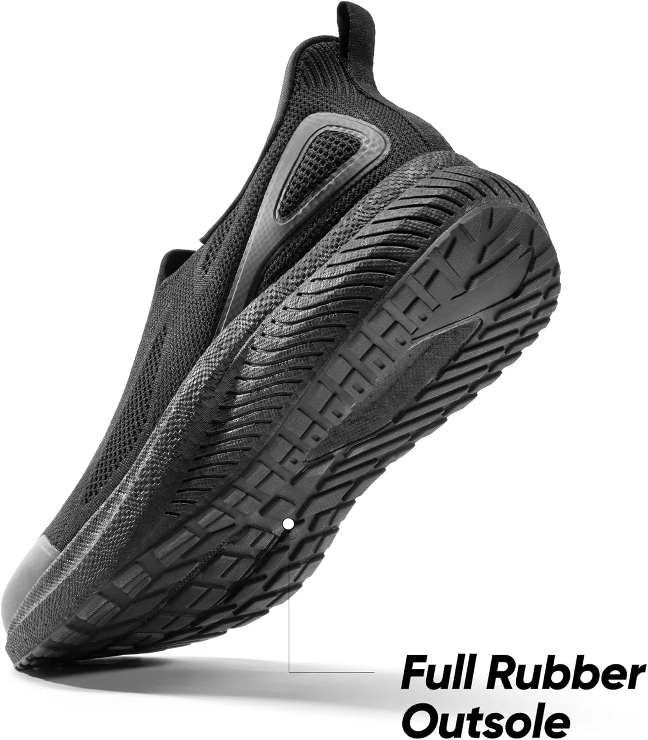 Men's Hands-Free Slip On Walking Shoes Laceless Comfortable Tennis Sneakers