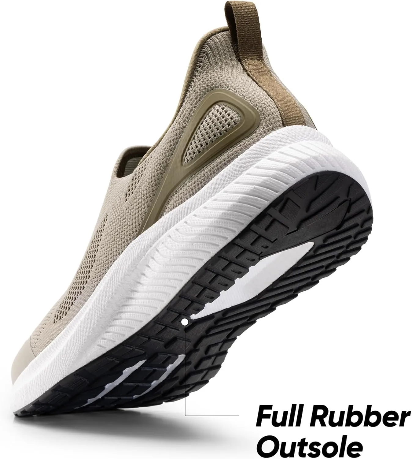 Men's Hands-Free Slip On Walking Shoes Laceless Comfortable Tennis Sneakers