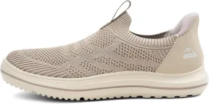 Men’s Hands Free Slip On Walking Shoes Lightweight Athletic Non Slip Sneakers Comfortable Breathable Knit Slip in Casual Shoes