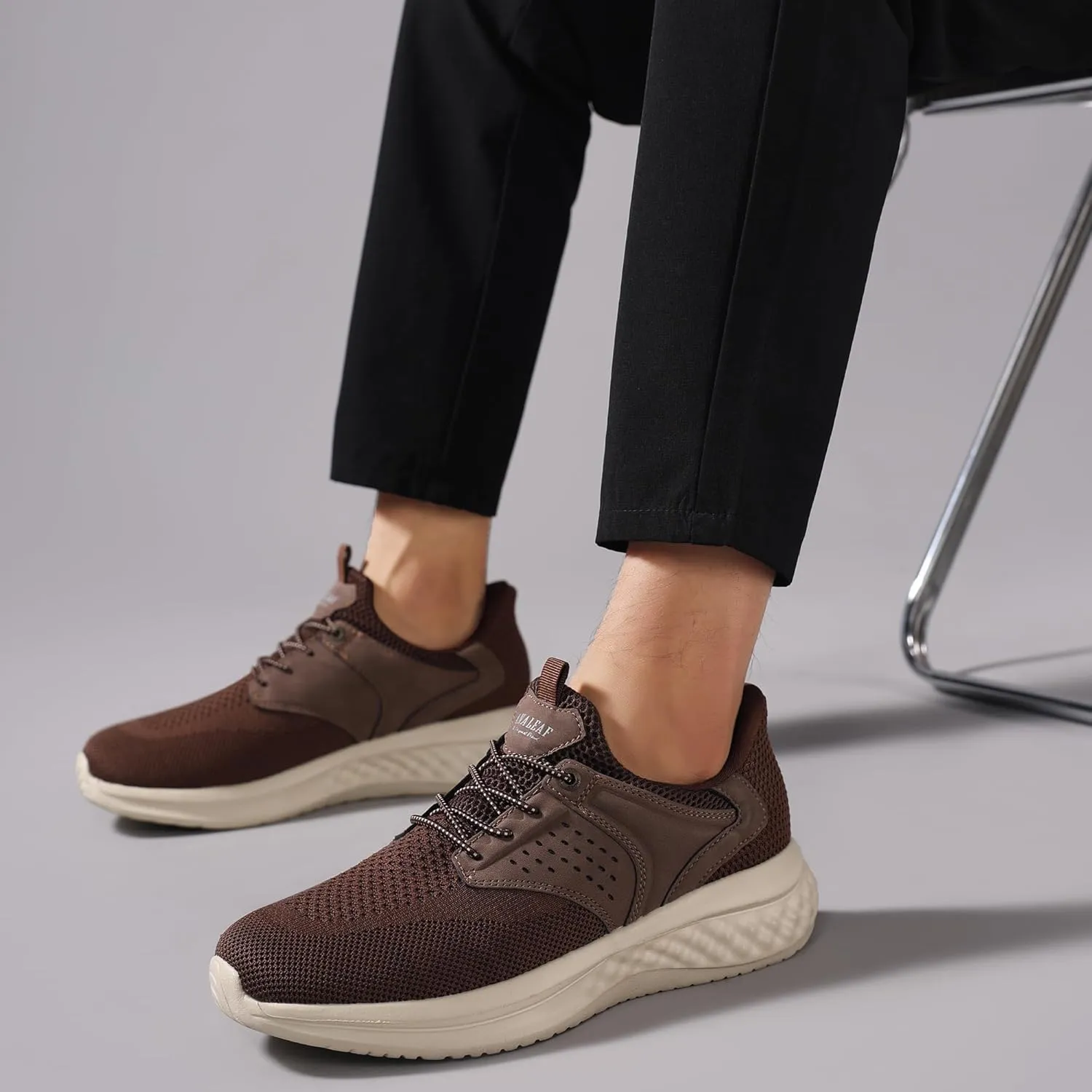 Mens Hands Free Walking Shoes Breathable Slip on Fashion Sneakers Daily Wear Casual Shoes
