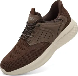 Mens Hands Free Walking Shoes Breathable Slip on Fashion Sneakers Daily Wear Casual Shoes