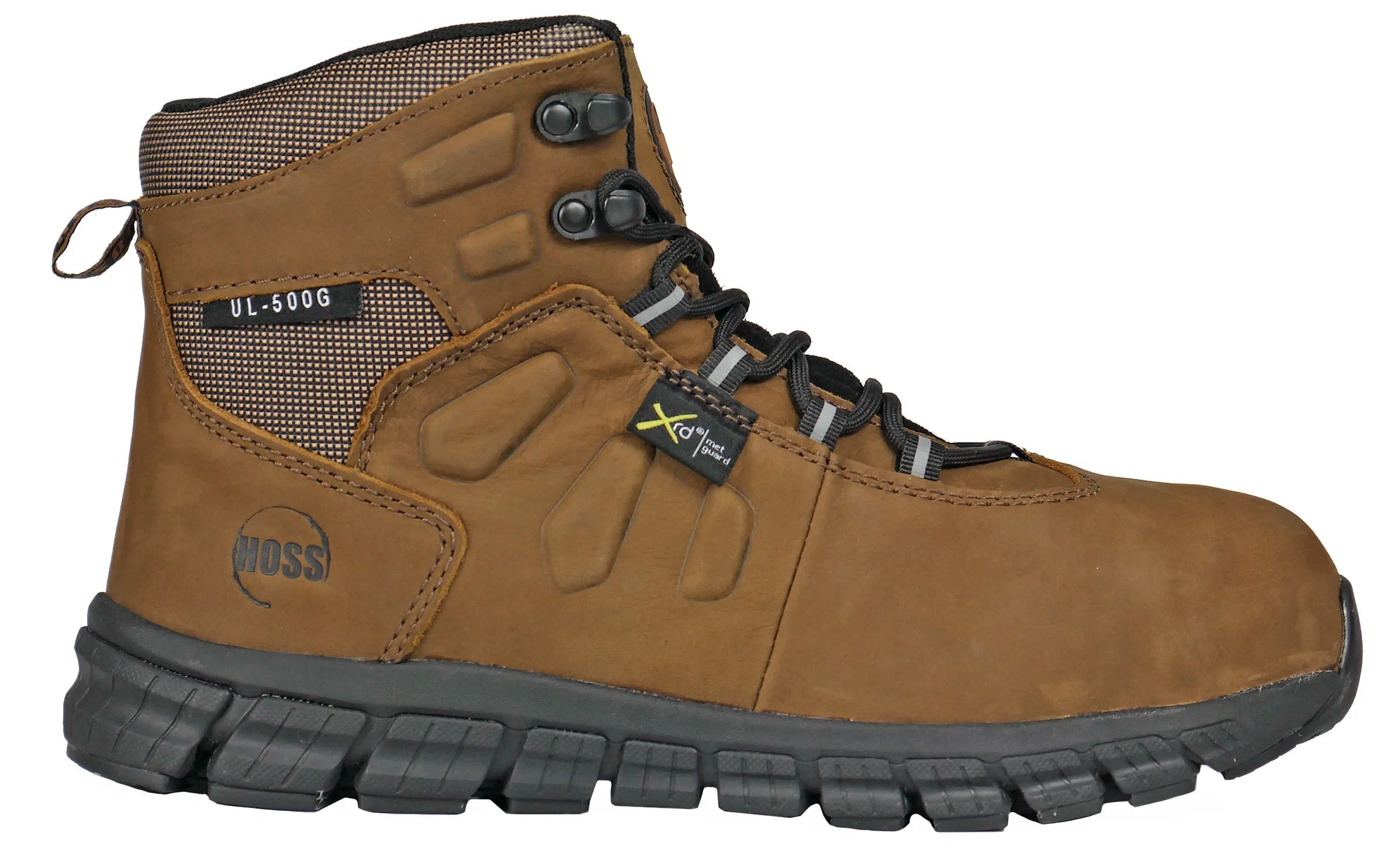 Men's Hoss Tikaboo Brown, SD, SR, Mid Hiker, Met Guard Composite Toe Boot