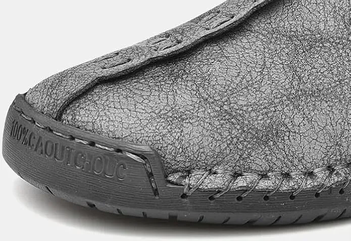 Men's Loafer Shoes with Side Zipper, Comfy Non-Slip Slip On Shoes, Men's Shoes, Spring and Summer Casual Loafer Penny Loafers Lightweight Walking Shoes Boat Shoe