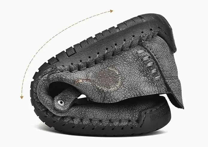 Men's Loafer Shoes with Side Zipper, Comfy Non-Slip Slip On Shoes, Men's Shoes, Spring and Summer Casual Loafer Penny Loafers Lightweight Walking Shoes Boat Shoe