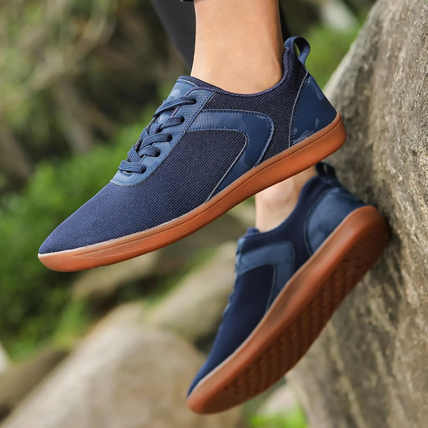 Mens Loafers & Slip-Ons Unisex Thin Soled Wide Last Casual Sneakers Light-Weight Walking Shoes Casual Mens Slip on Shoes