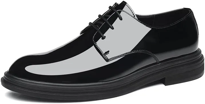 Mens Loafers Business Pointed Toe All-Day Comfort Office Working Leather Derby Shoes