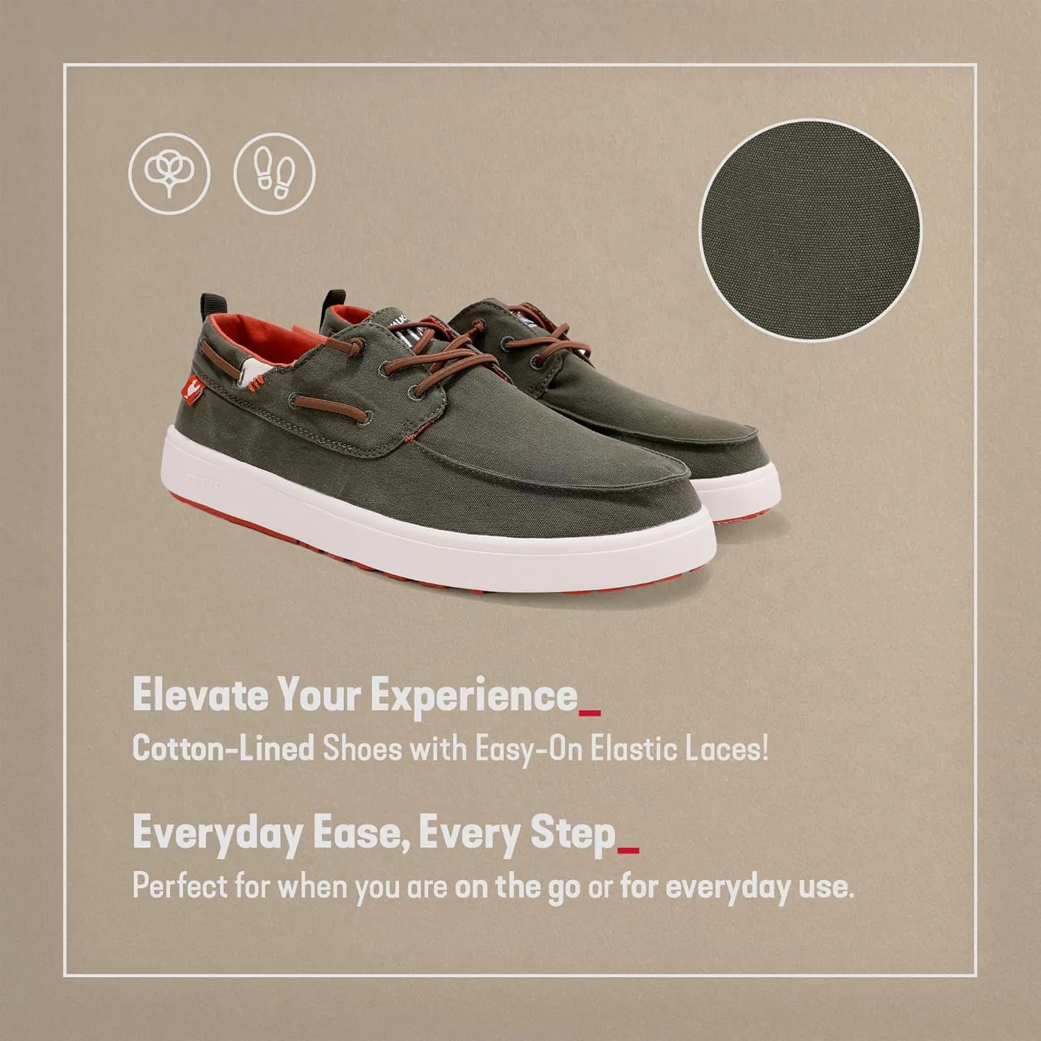 Men’s Maui Boat Shoes | Casual Slip-On Loafers for Men | Ultralight & Breathable Slip On Shoes | Multicolors