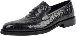 Mens Orthopedic Dress Shoes Slip On Oxford Wear Resistant Non Slip Anti Slip Black Comfortable Footwear