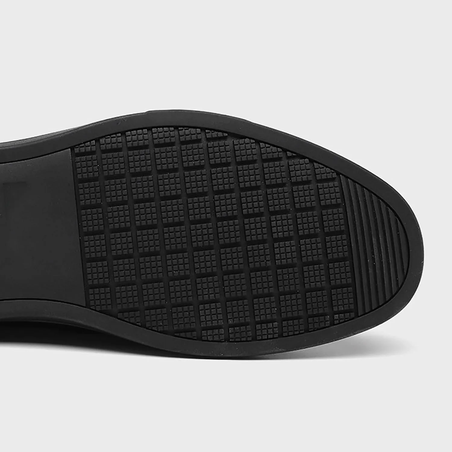 Men's Premium Cowhide Leather Slip-On Shoes Anti-Slip Casual Lightweight Breathable for Walking, Travel, Office