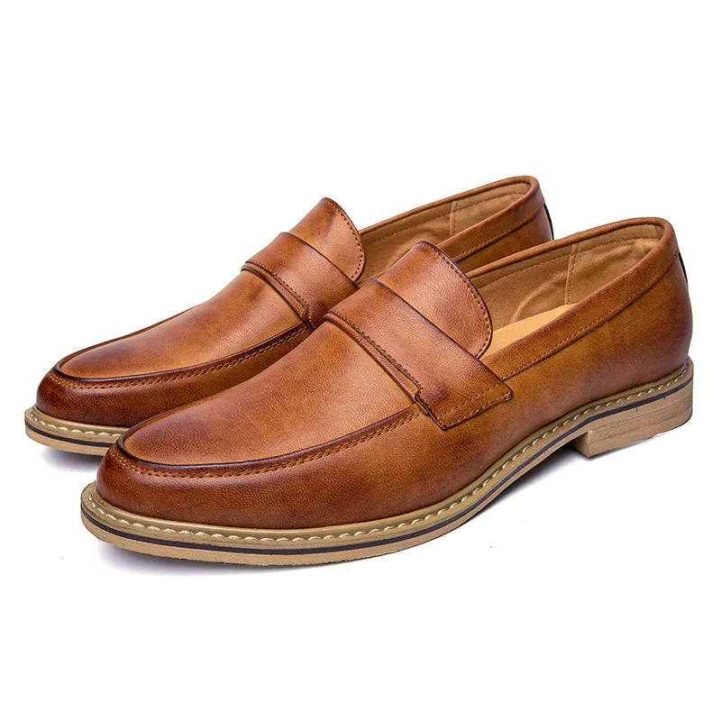 Men's Rubber Sole Casual Slip-On Shoes