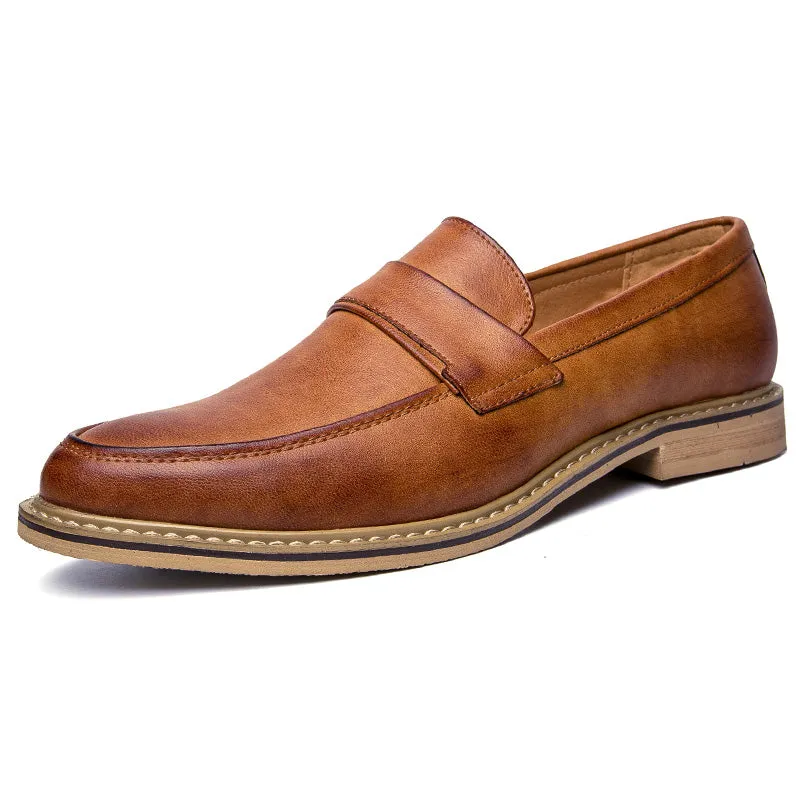 Men's Rubber Sole Casual Slip-On Shoes