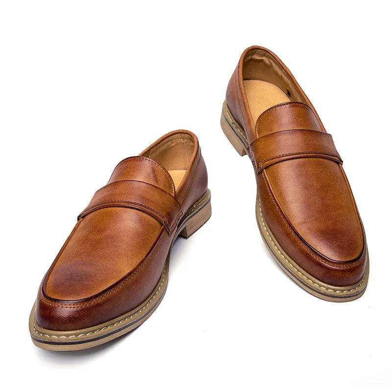 Men's Rubber Sole Casual Slip-On Shoes