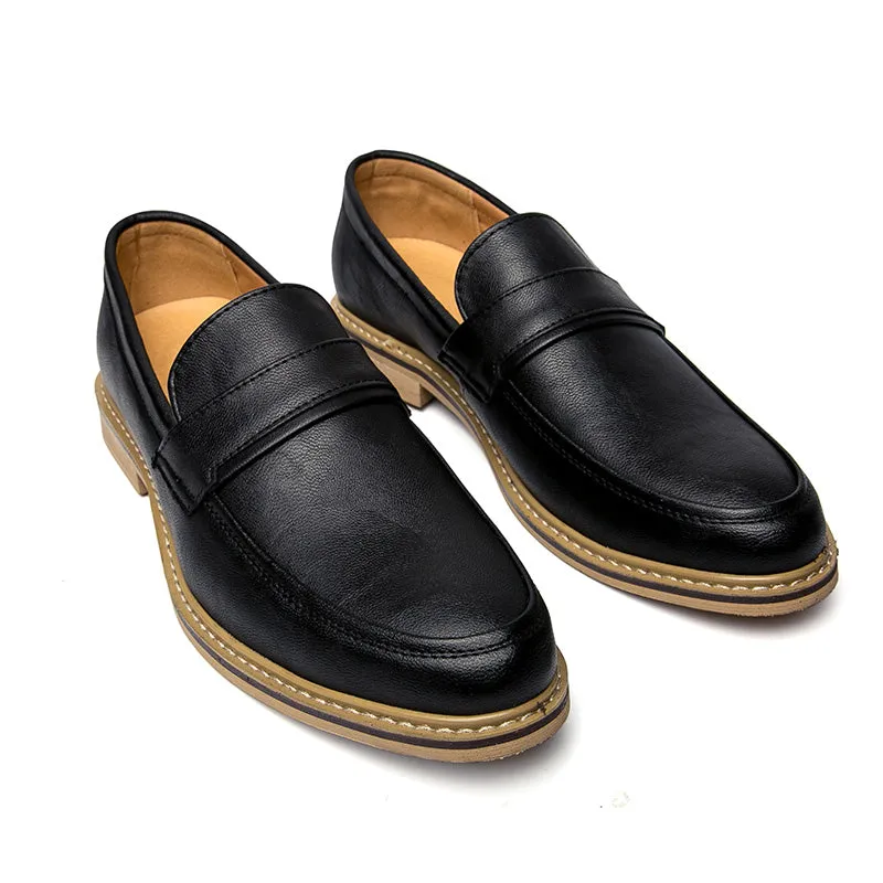 Men's Rubber Sole Casual Slip-On Shoes