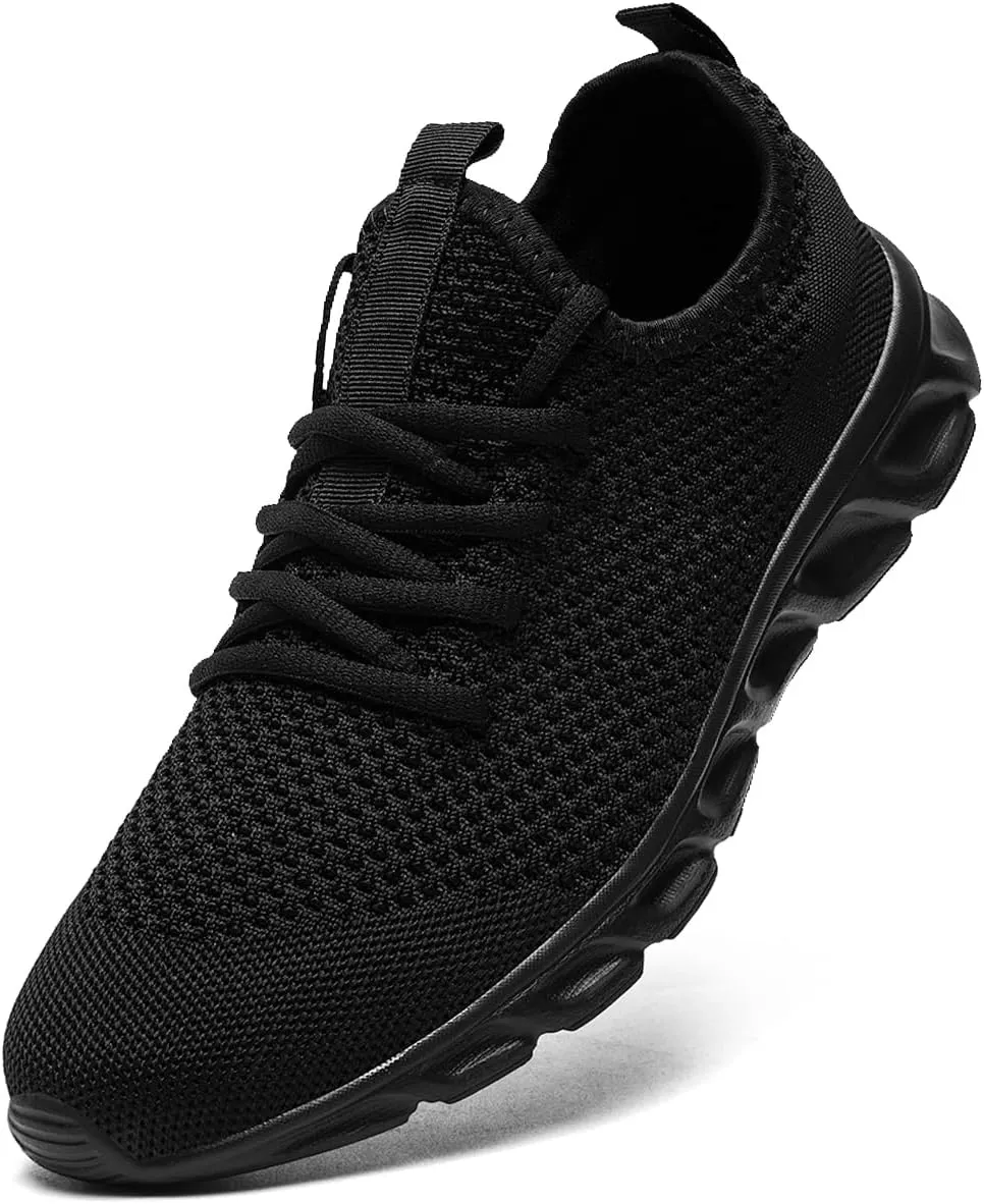 Men's Running Shoes Slip On Walking Comfortable Tennis Breathable Non Slip Athletic Gym Workout Cross Training Fashion Sneakers