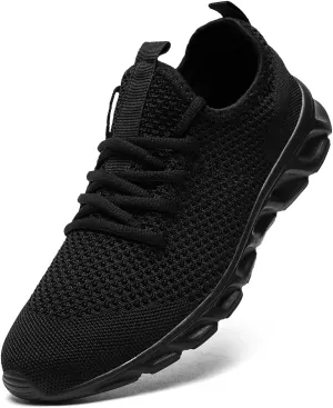 Men's Running Shoes Slip On Walking Comfortable Tennis Breathable Non Slip Athletic Gym Workout Cross Training Fashion Sneakers